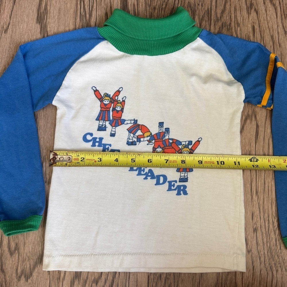 Vintage Buster Brown Cheerleader Shirt - Size 4-5T, 1970s/80s Retro Kids Top - Picture 6 of 8